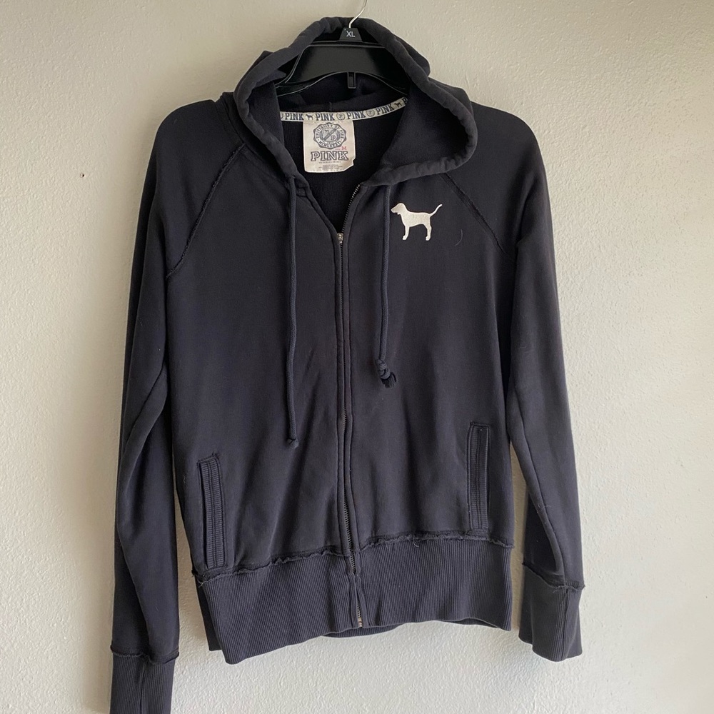 PINK Victoria’s Secret hoodie, black, medium